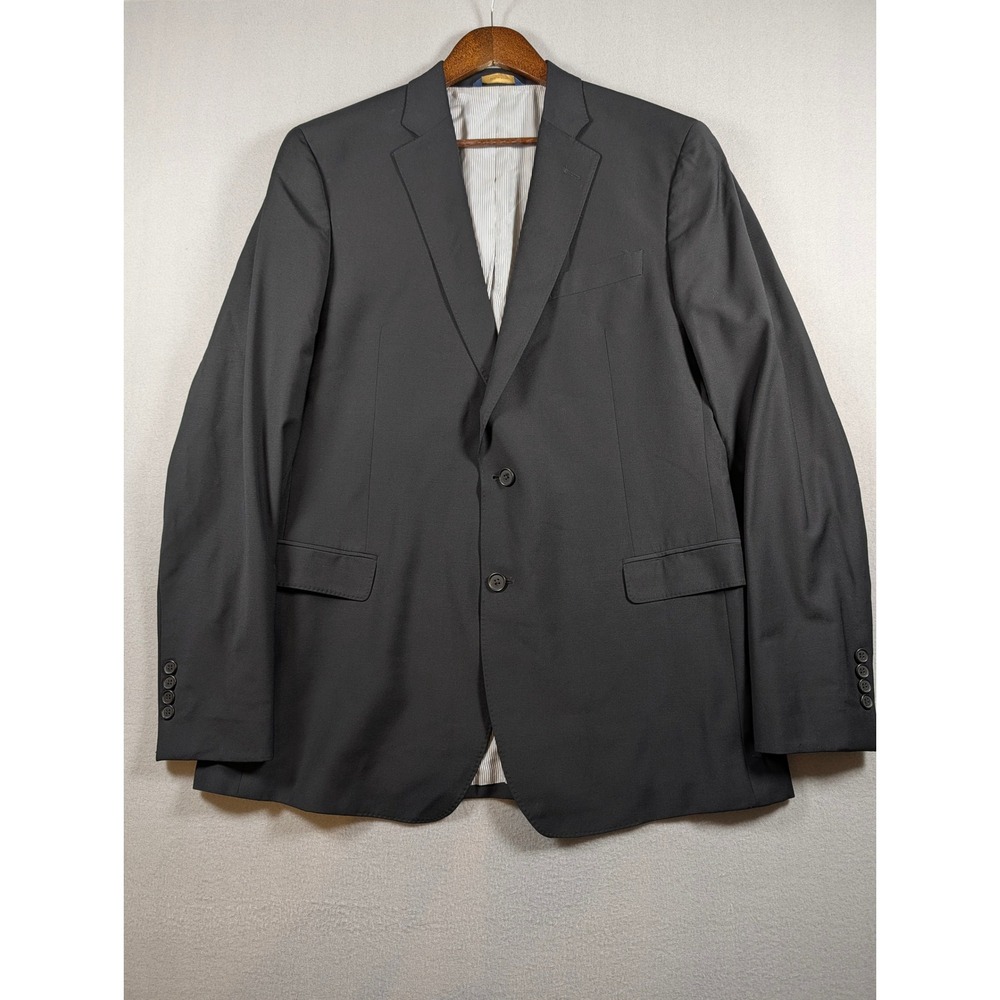Brooks Brothers Explorer Fitzgerald Fit Blazer Mens 44L Gray Wool Sport Coat